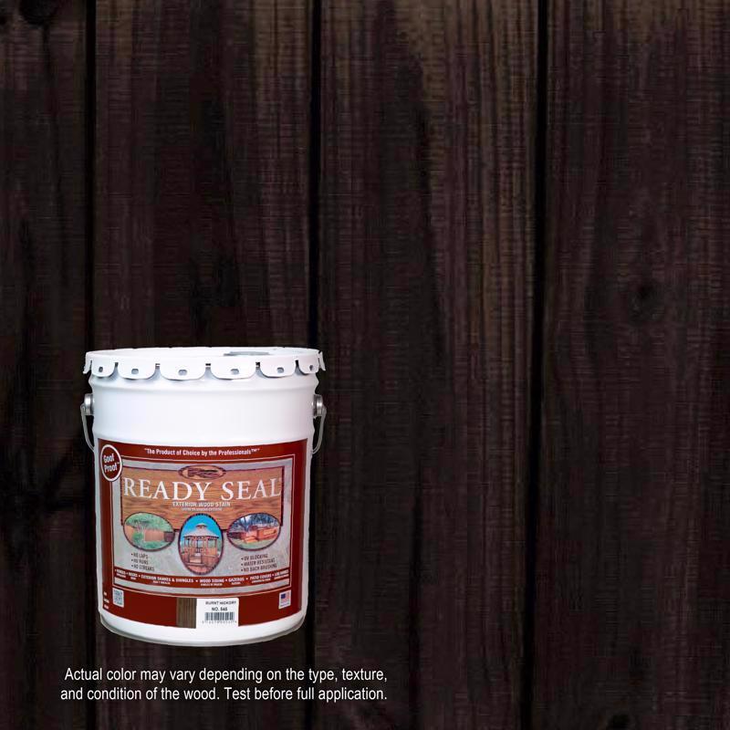 Ready Seal Goof Proof Semi-Transparent Flat Burnt Hickory Oil-Based Penetrating Wood Stain/Sealer 5