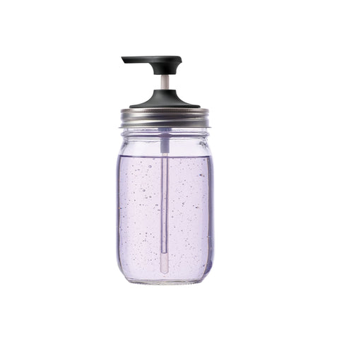 Dispensador de jabón con bomba de sobremesa Jarware de 16 oz