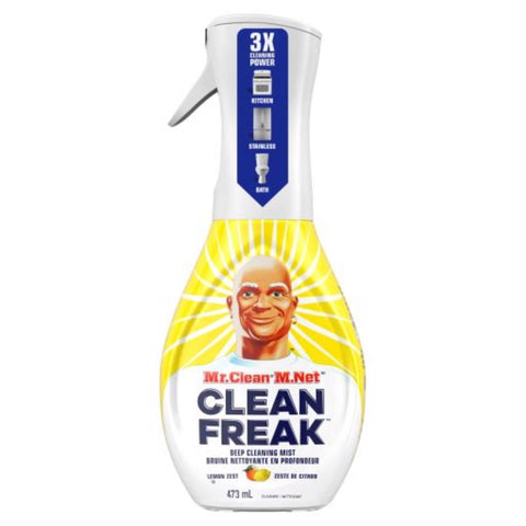 Mr. Clean Clean Freak Lemon Zest Scent Deep Cleaning Mist Liquid 16 oz (Pack of 6)