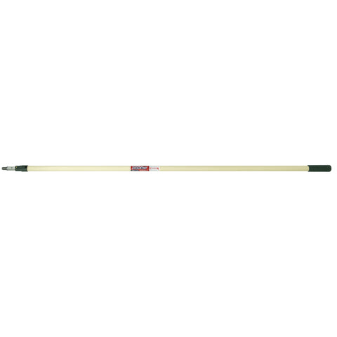 Wooster Sherlock Telescoping 12 ft. L X 1.86 in. D Aluminum/Fiberglass Extension Pole Beige/Green