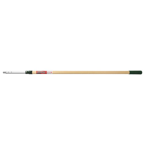 Wooster Sherlock Telescoping 8 ft. L X 1.86 in. D Aluminum/Fiberglass Extension Pole Beige/Green