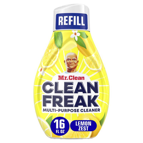 Mr. Clean Clean Freak Lemon Zest Scent Deep Cleaning Mist Refill Liquid 16 oz (Pack of 6)
