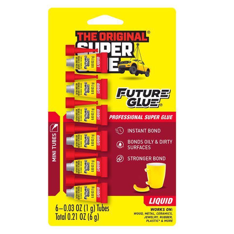 The Original Super Glue High Strength Cyanoacrylate All Purpose Super Glue 6 pk (Pack of 12)