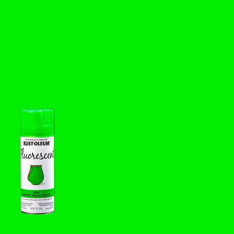 Rust-Oleum Specialty Fluorescent Green Spray Paint 11 oz (Pack of 6)