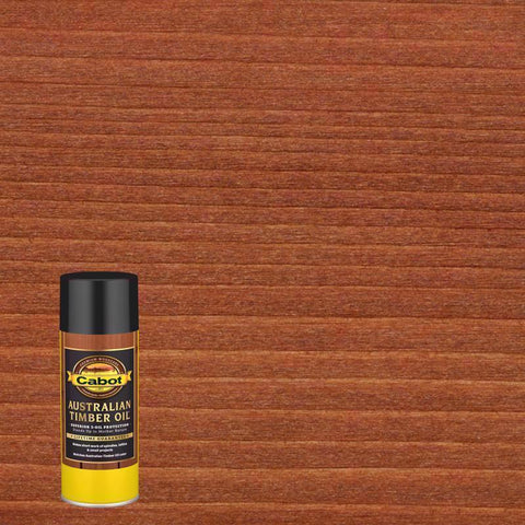 Cabot Australian Timber Oil Aerosol Transparent Jarrah Brown Oil-Based Penetrating Oil Australian Ti (Pack of 6)