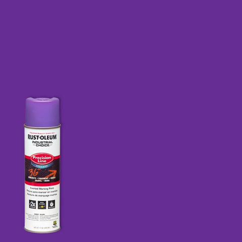 Rust-Oleum Industrial Choice Fluorescent Purple Inverted Marking Paint 17 oz (Pack of 6)