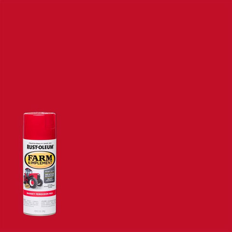 Rust-Oleum Specialty Indoor and Outdoor Gloss Massey Ferguson Red Farm & Implement 12 oz (Pack of 6)