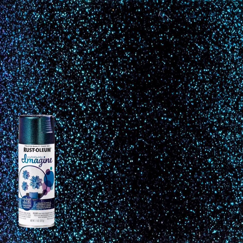 Rust-Oleum Imagine Gloss Turquoise Waters Spray Paint 11 oz (Pack of 4)