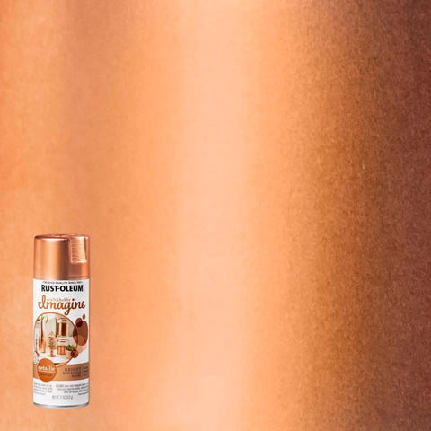 Rust-Oleum Imagine Metallic Copper Spray Paint 11 oz (Pack of 4)