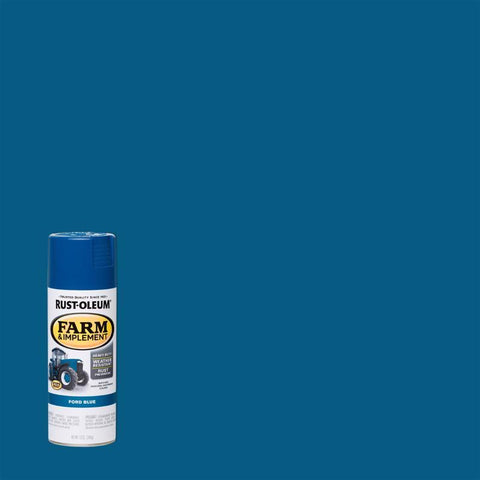 Rust-Oleum Indoor and Outdoor Gloss Ford Blue Oil-Based Farm & Implement 12 oz (Pack of 6)