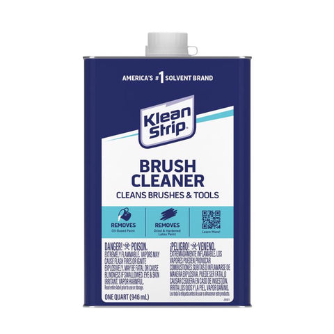 Klean Strip Methyl Ethyl Ketone Brush Cleaner 1 qt (Pack of 6)
