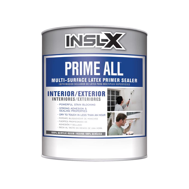 Insl-X Prime All White Flat Water-Based Acrylic Latex Primer 1 qt