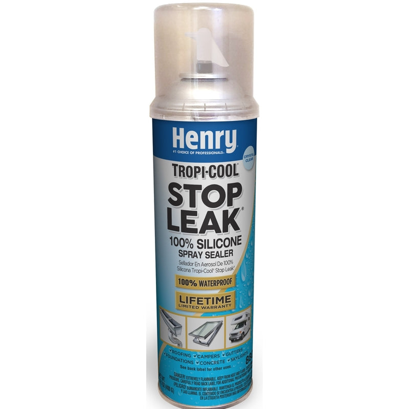 Henry Tropi-Cool Clear Silicone Sealant 14.1 oz (Pack of 12)