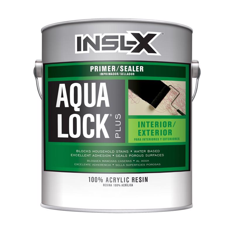 Insl-X Aqua Lock Plus Black Flat Water-Based Acrylic Primer and Sealer 1 gal