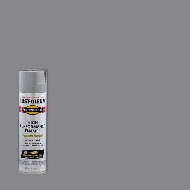Rust-Oleum Professional Gloss Aluminium Spray Paint 15 oz (Pack of 6)