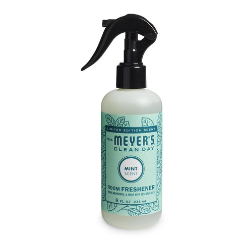 Mrs. Meyer's Clean Day Mint Scent Air Freshener Spray 8 oz Liquid (Pack of 6)
