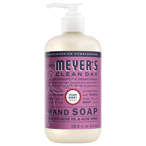 Mrs. Meyer's Clean Day Plum Berry Scent Liquid Hand Soap 12.5 oz (Pack of 6)