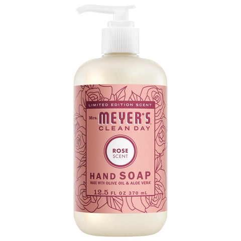 Mrs. Meyer's Clean Day Rose Scent Liquid Hand Soap 12.5 oz (Pack of 6)