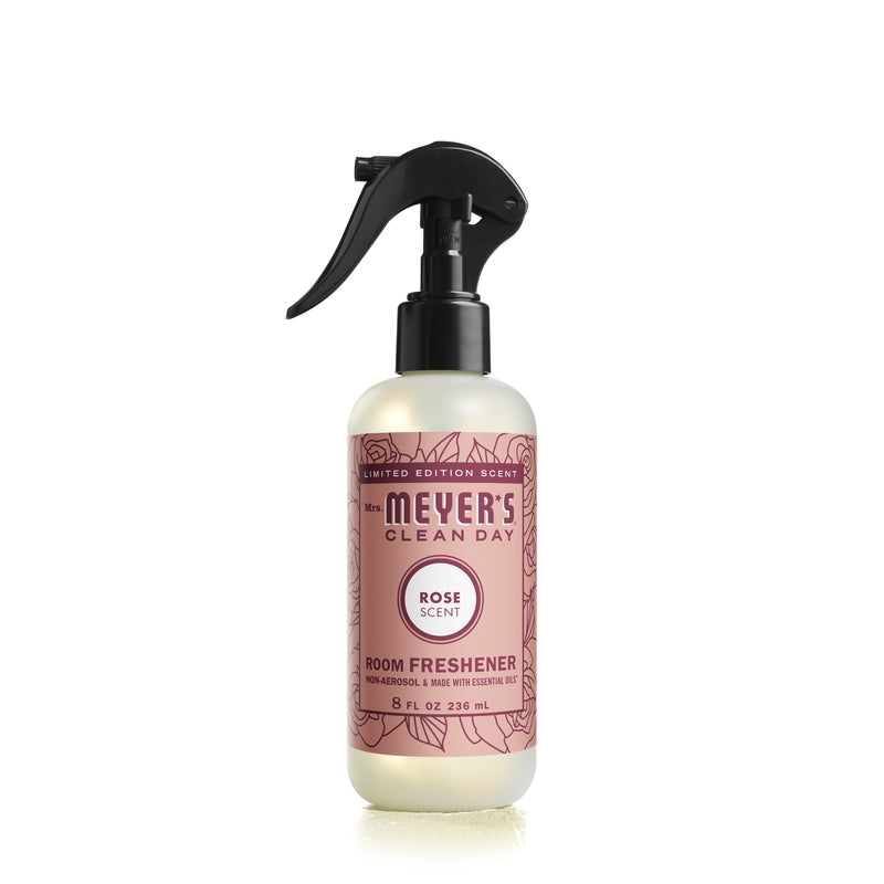 Mrs. Meyer's Clean Day Rose Scent Air Freshener Spray 8 oz Liquid (Pack of 6)
