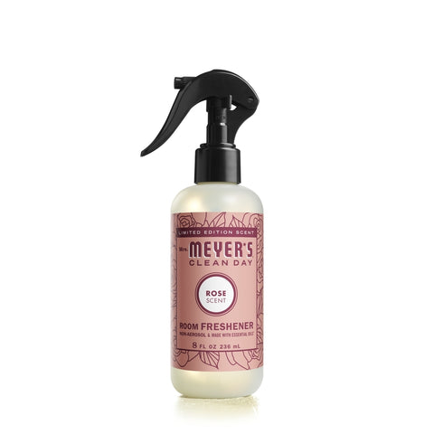 Mrs. Meyer's Clean Day Rose Scent Air Freshener Spray 8 oz Liquid (Pack of 6)