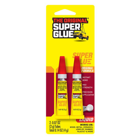 The Original Super Glue High Strength Cyanoacrylate Instant Bond Adhesive 2 gm (Pack of 12)