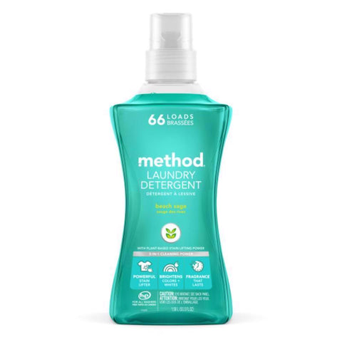 Method Beach Sage Scent Laundry Detergent Liquid 53.5 oz 1 pk (Pack of 4)