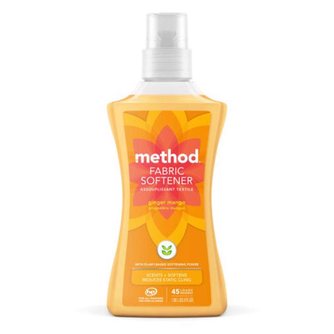 Method Ginger Mango Scent Fabric Softener Liquid 53.5 oz 1 pk (Pack of 4)