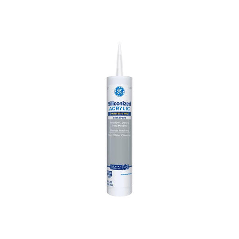 GE Painter's Pro Clear Acrylic Latex Painter's Caulk Sealant 10.1 oz (Pack of 12)
