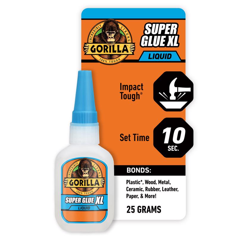 Gorilla Super Glue XL High Strength Transluscent Super Glue 25 gm