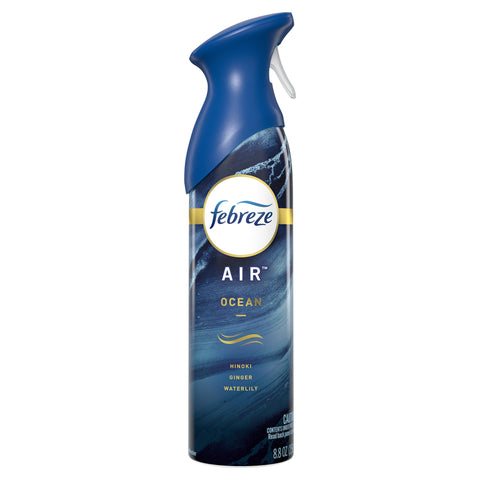 Febreze Air Ocean Breeze Scent Odor Eliminator 8.8 oz Aerosol (Pack of 6)