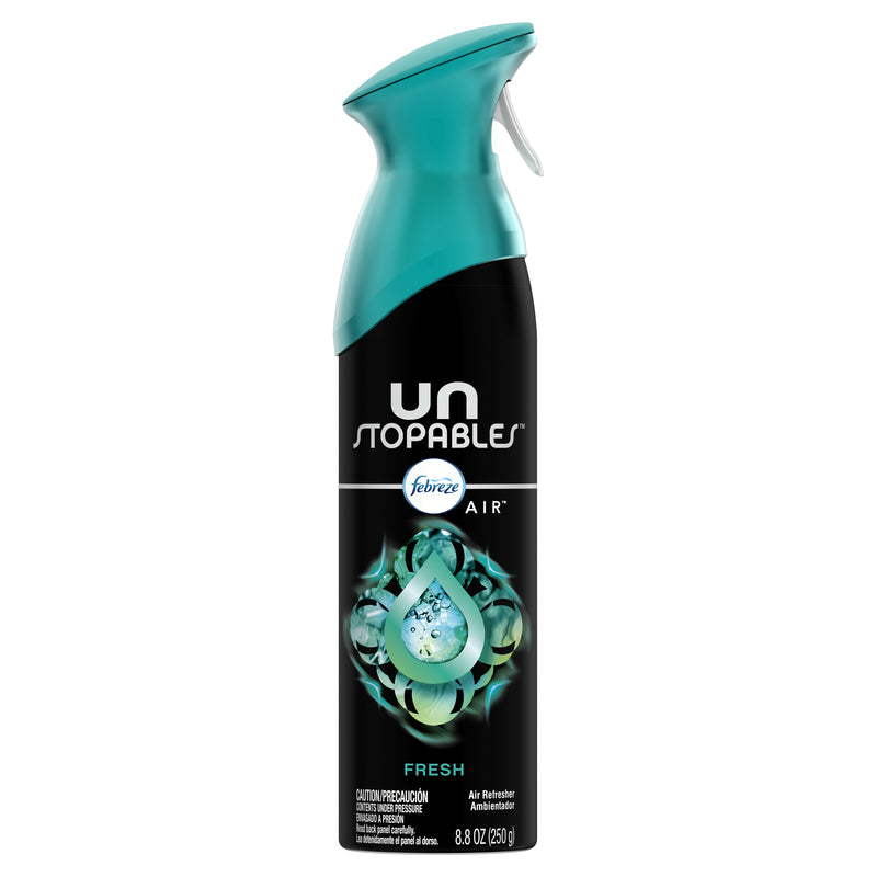 Febreze Unstopables Fresh Scent Odor Eliminator 8.8 oz Aerosol (Pack of 6)