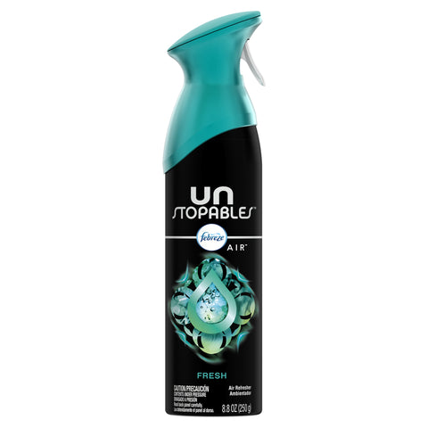 Febreze Unstopables Fresh Scent Odor Eliminator 8.8 oz Aerosol (Pack of 6)