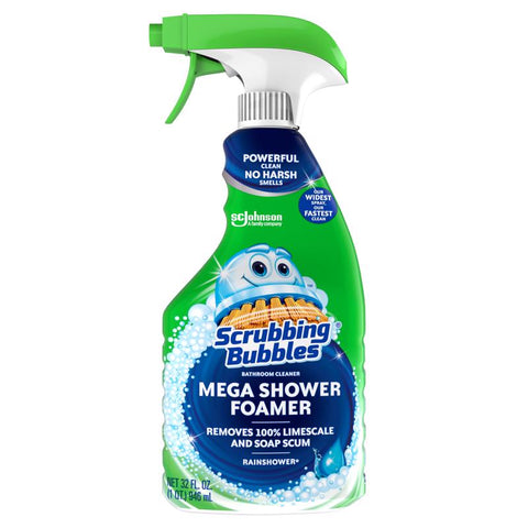 Scrubbing Bubbles Mega Shower Foamer Rainshower Scent Bathroom Cleaner 32 oz 1 pk (Pack of 8)