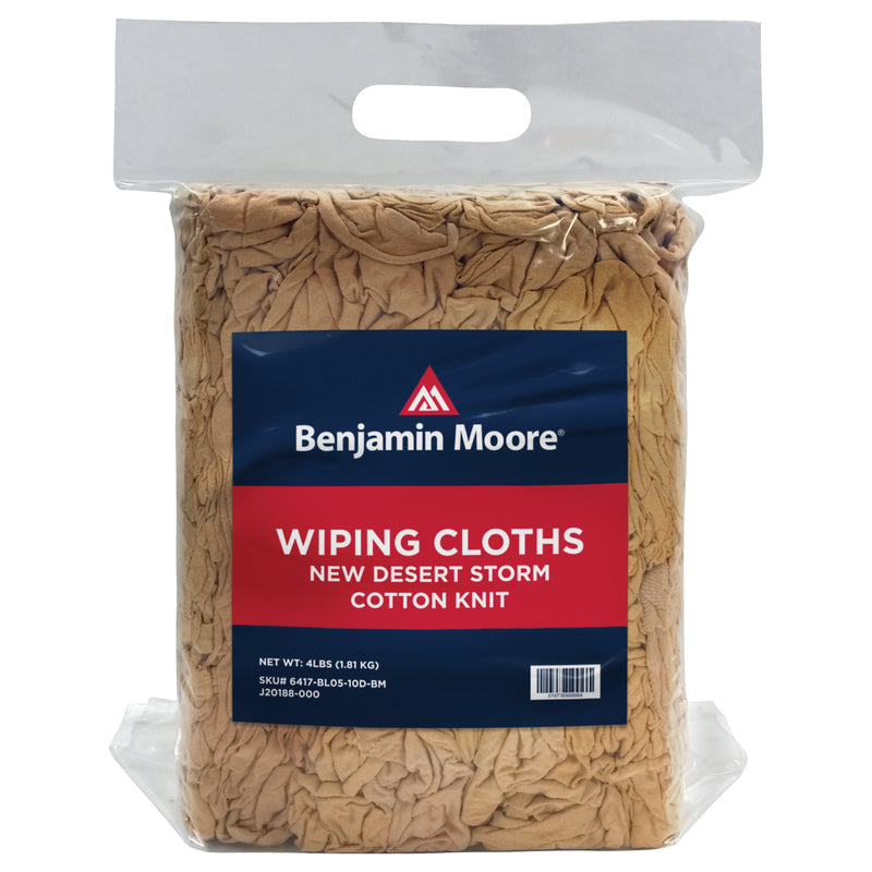 Benjamin Moore Desert Storm Cotton Knit Wiping Rags 4 lb 1 pk (Pack of 10)