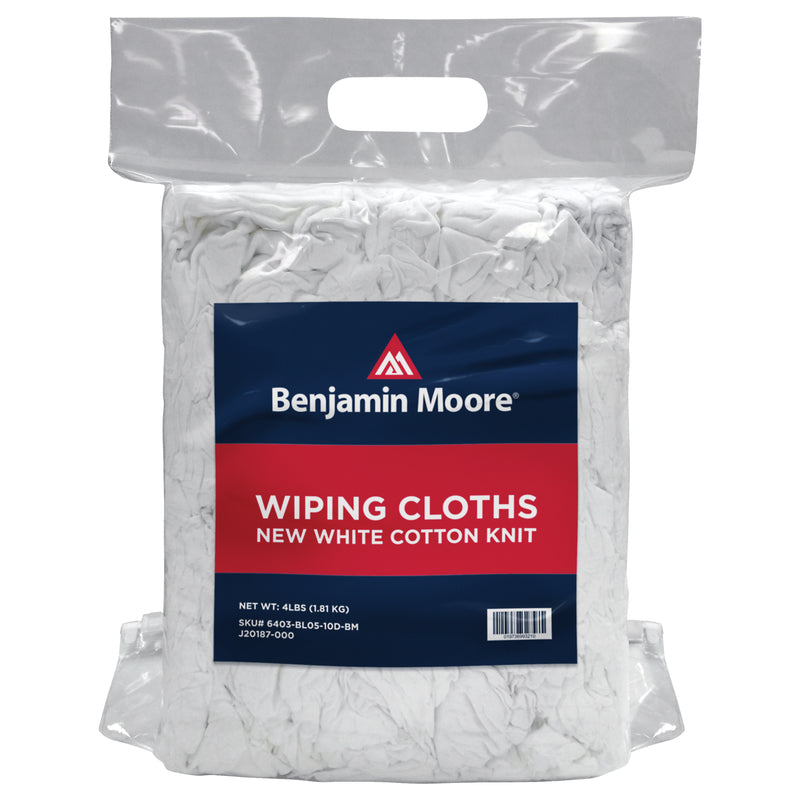 Benjamin Moore Cotton Knit Wiping Rags 4 lb 1 pk (Pack of 10)