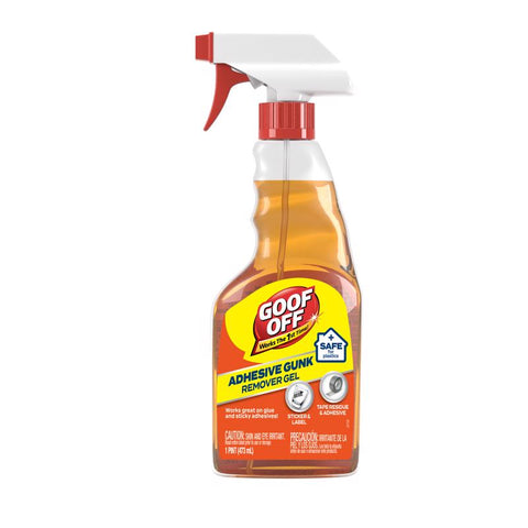 Goof Off Citrus Scent Adhesive Gunk Remover Gel 16 oz (Pack of 6)