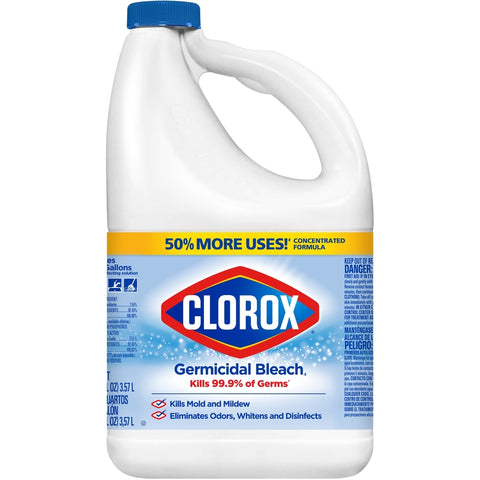 Clorox Regular Scent Germicidal Bleach 121 oz (Pack of 3)
