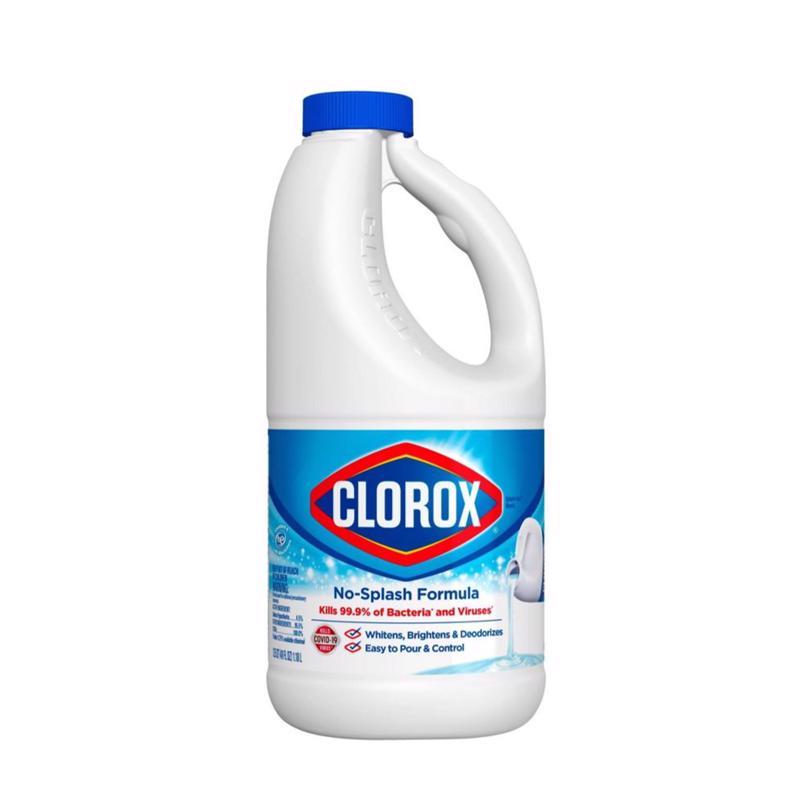 Clorox Splash-Less Clean Linen Scent Bleach 77 oz (Pack of 6)