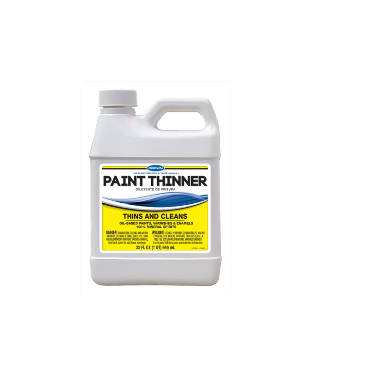 Crown Mineral Spirits Paint Thinner 1 qt (Pack of 6)