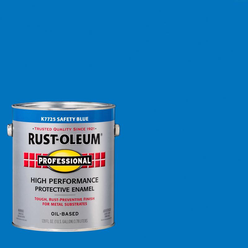 Rust-Oleum Professional Indoor and Outdoor Safety Blue Protective Paint 1 gal (Pack of 2)
