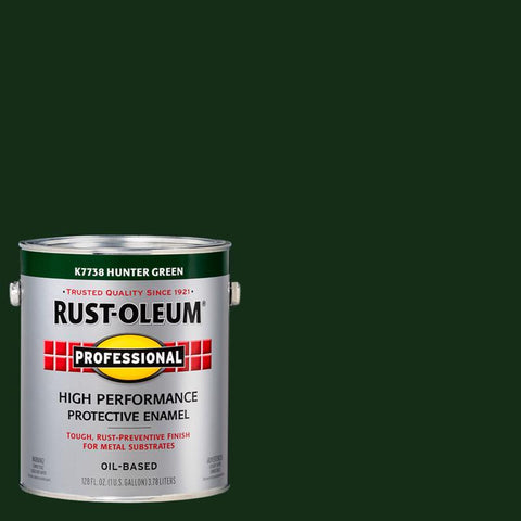 Rust-Oleum Professional Indoor and Outdoor Gloss Hunter Green Enamel Protective Paint 1 gal (Pack of 2)