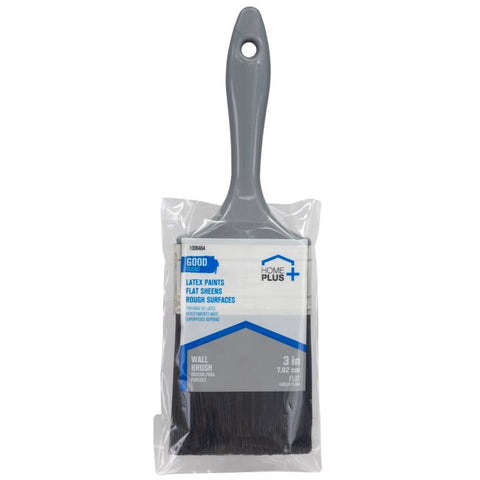 Home Plus Good 3 in. Flat Paint Brush (Pack of 12)
