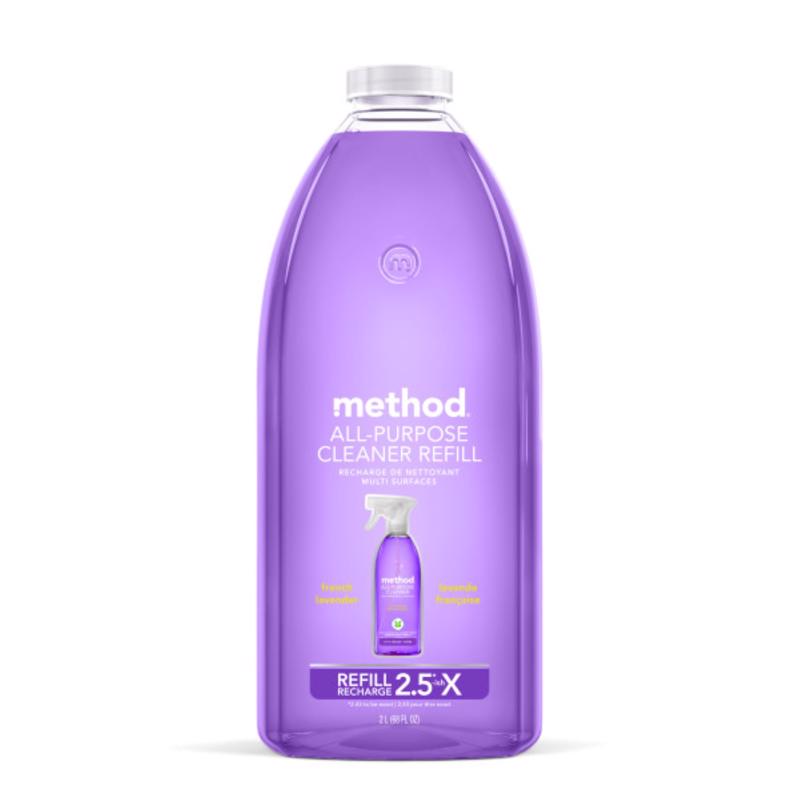 Method Lavender Scent All Purpose Cleaner Refill Liquid 68 oz (Pack of 6)