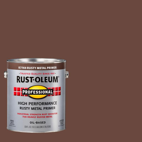Rust-Oleum Professional Brown Flat Oil-Based Primer 1 gal (Pack of 2)