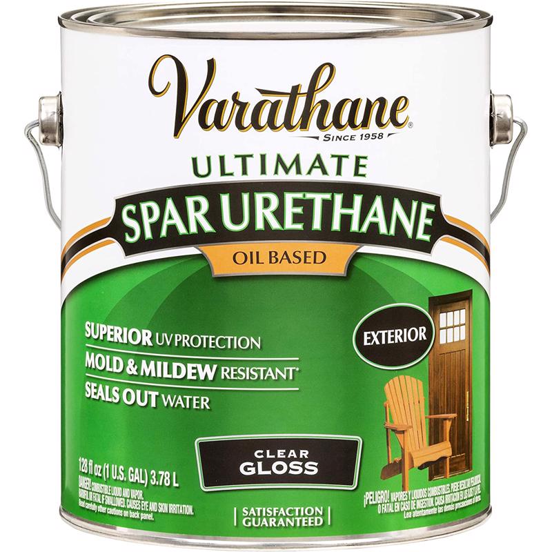 Varathane Premium Gloss Clear Oil-Based Spar Urethane 1 gal (Pack of 2)