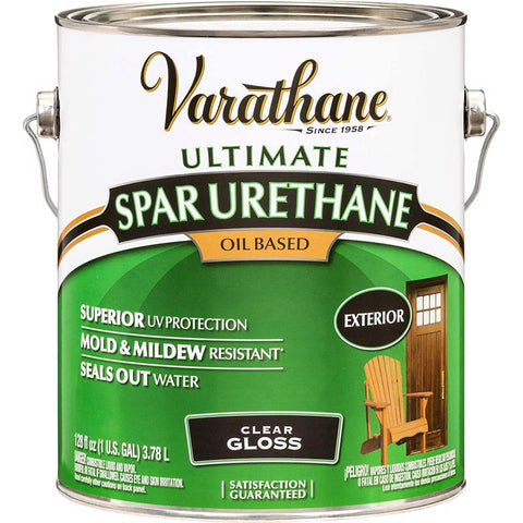 Varathane Premium Gloss Clear Oil-Based Spar Urethane 1 gal (Pack of 2)