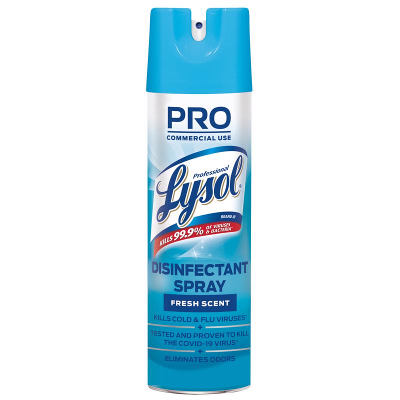 Lysol Fresh Scent Disinfectant Spray 19 oz 1 pk (Pack of 12)