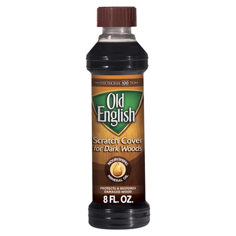 Old English No Scent Scratch Cover Polish Dark Wood 8 oz Liquid (Pack of 6)