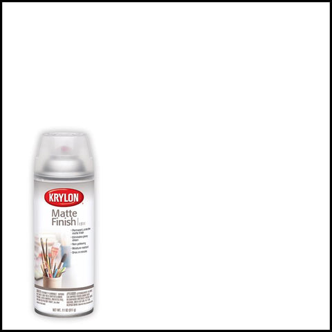 Krylon Matte Finish Clear Finish Spray Coating 11 oz (Pack of 6)