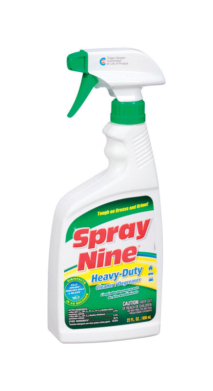 Spray Nine Citrus Scent Cleaner and Disinfectant 22 oz 1 pk (Pack of 12)